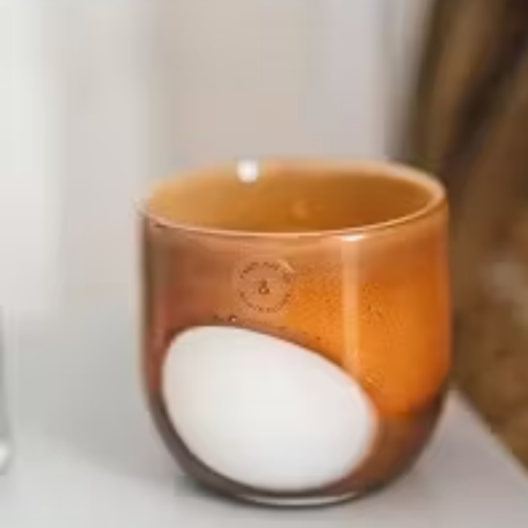 Ljuslykta Dotti Dark Amber 10cm