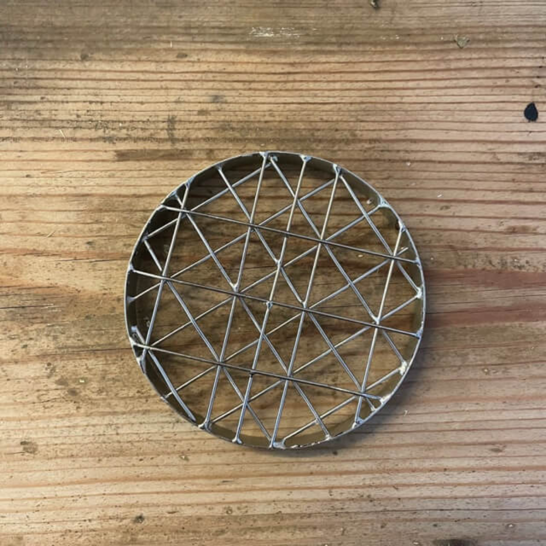 Metallock till vas