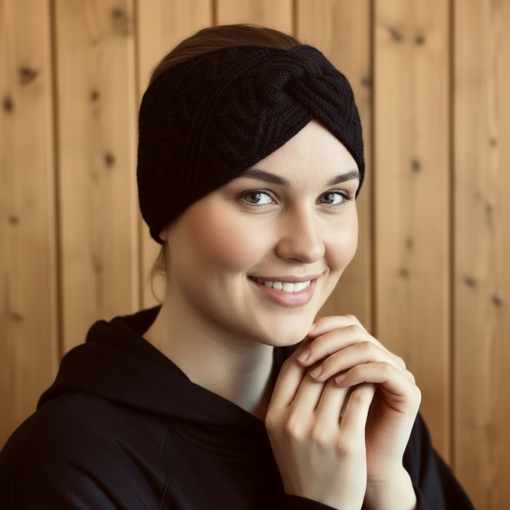 Knitted headband