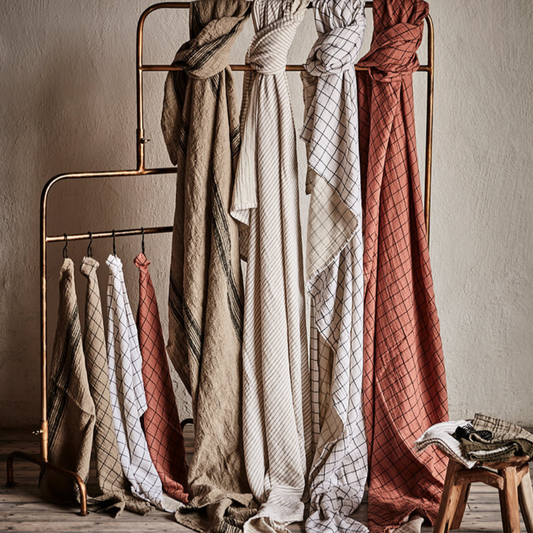 Kökshandduk-svart-vit