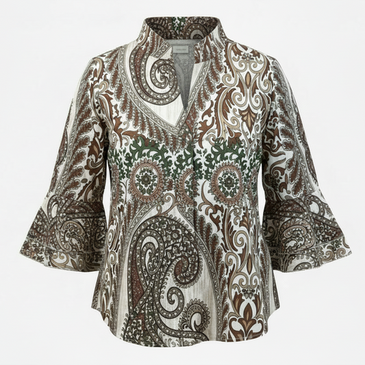 Bluse Cilla, Brun