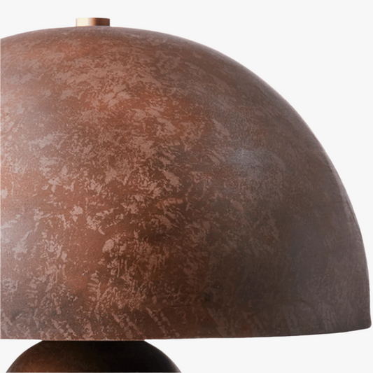 Bordslampa Fungi, Rostbrun