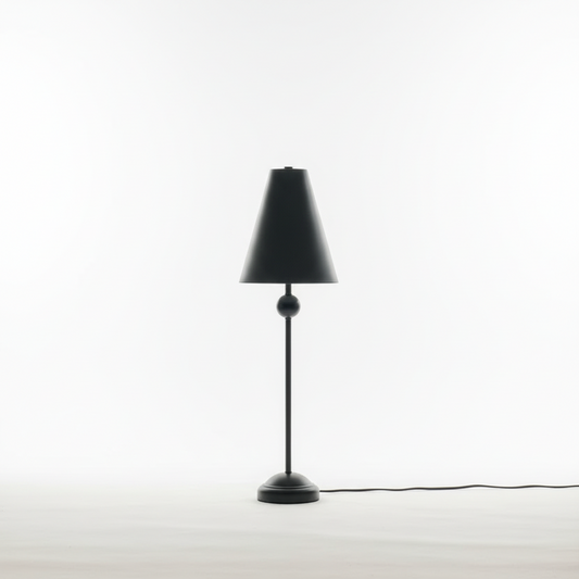 Bordslampa Svart plåt