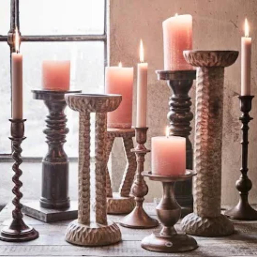 Ljusstake Bronx, Svart