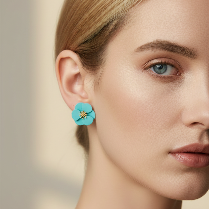 Earrings Delicate Dahlias