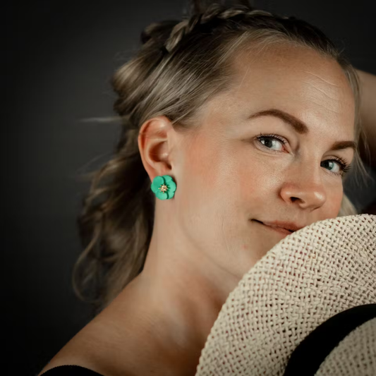 Dahlias örhängen grön