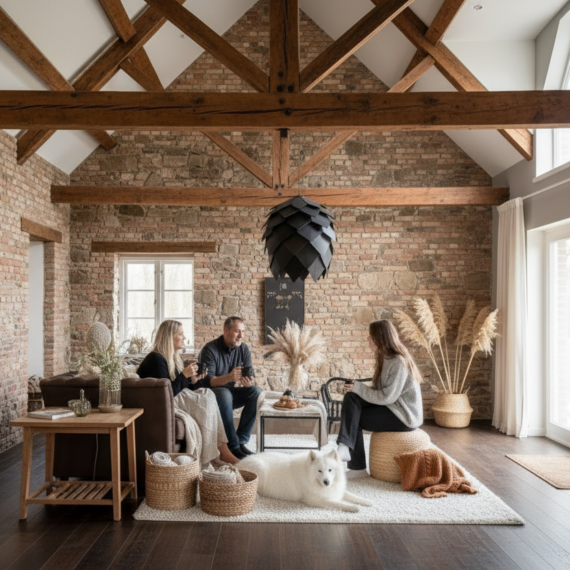 Taklampan Skogsgläntan, Svart 30-70cm