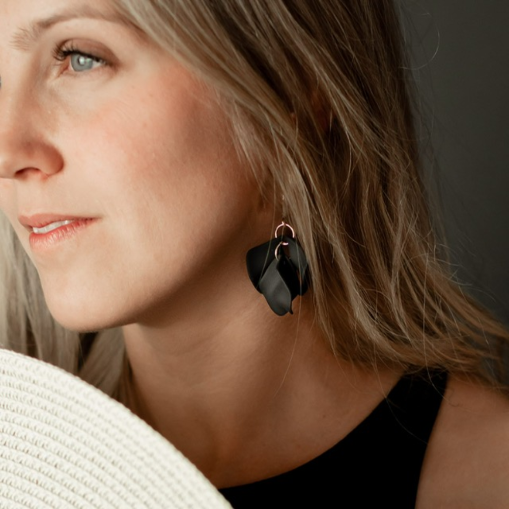 Earrings Midnight drops
