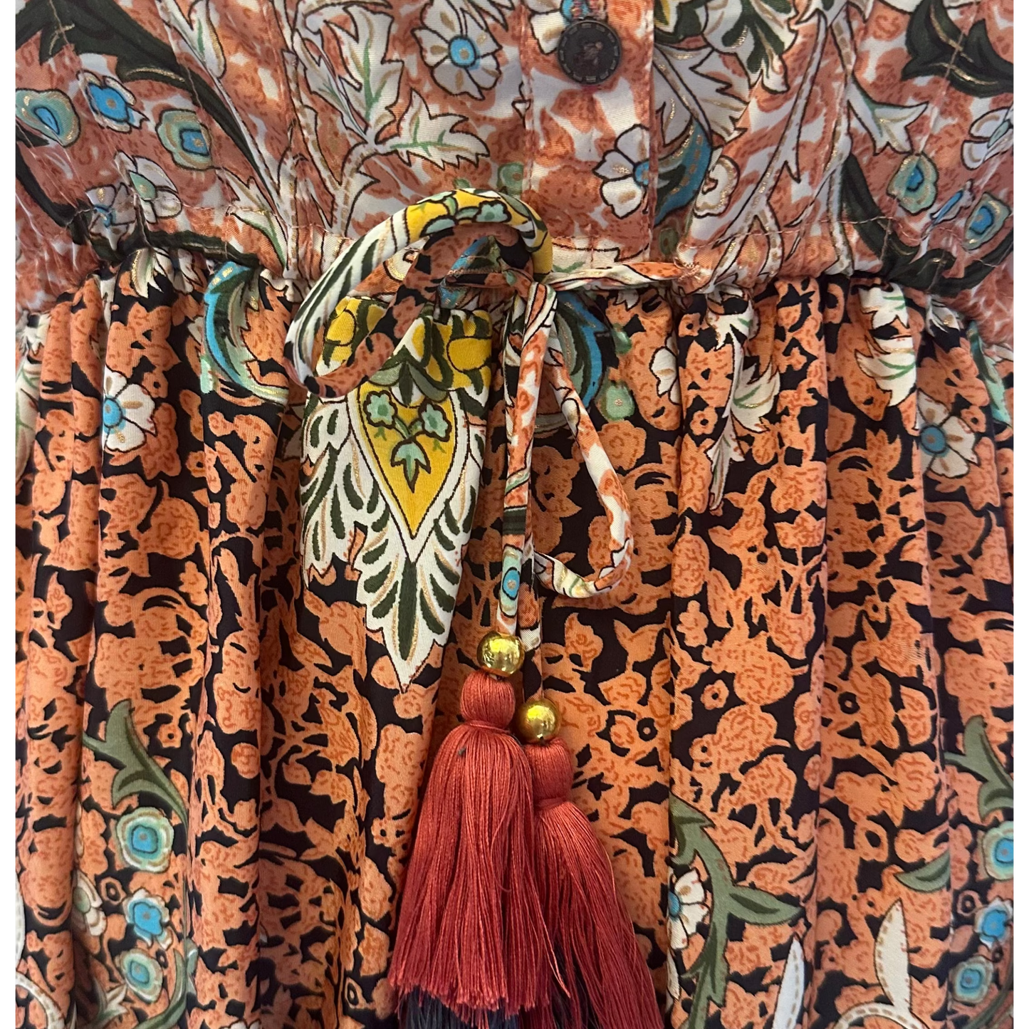 Klänning Valeria, Orange