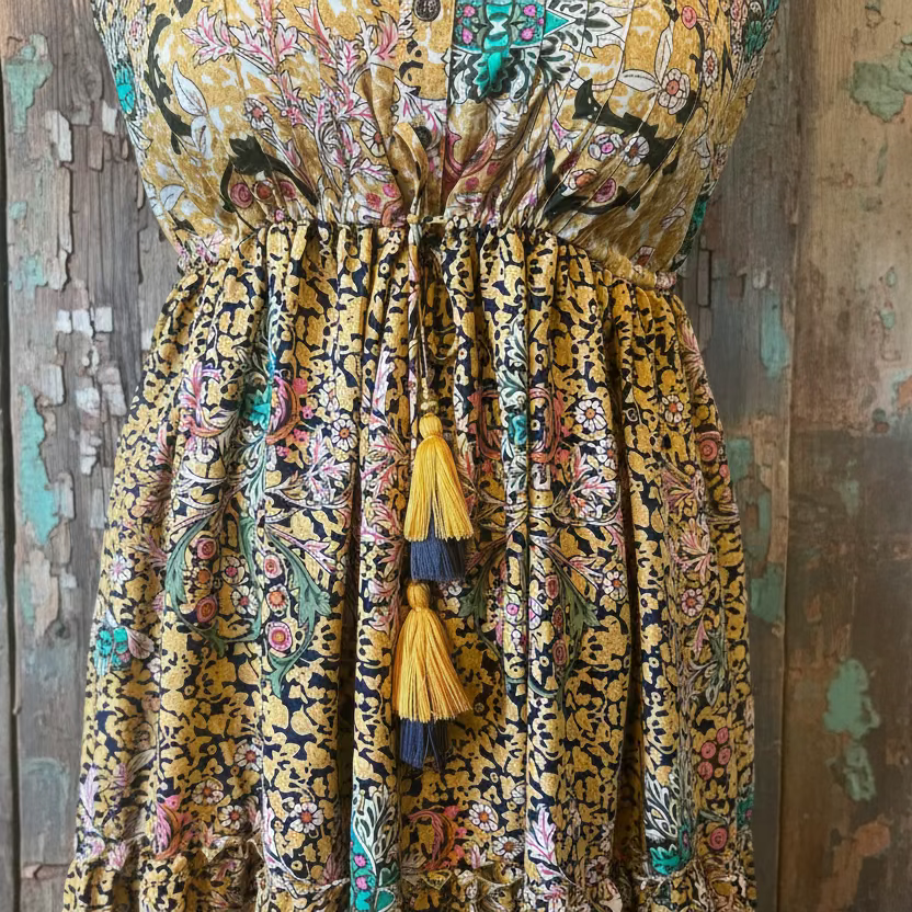 Dress Valeria, Yellow
