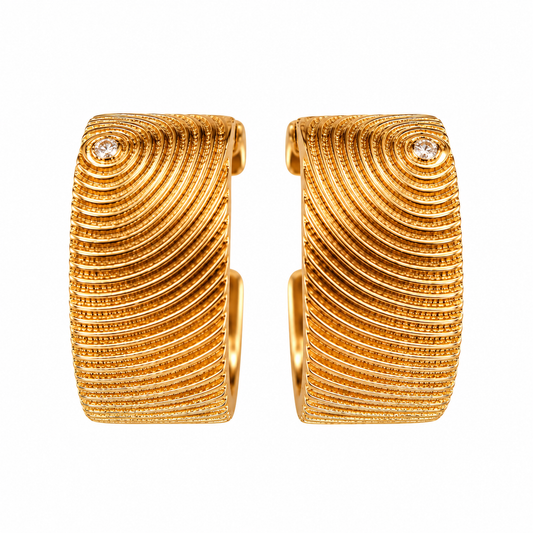 Øreringe Golden Orbit