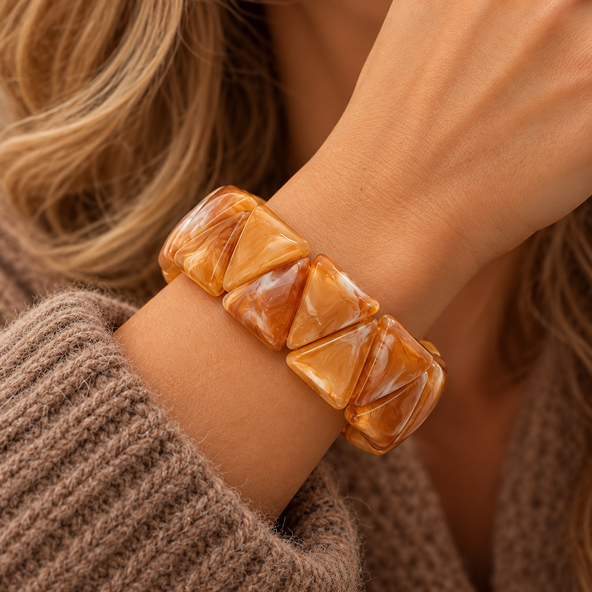 Armbånd Amber Mosaic