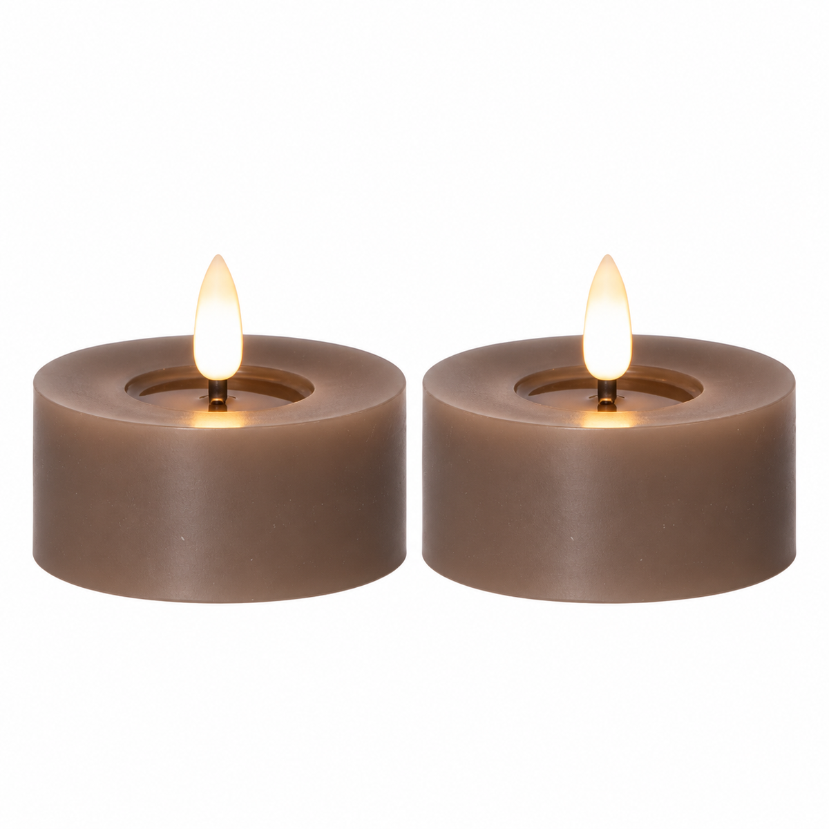 Heat candles large led Flamme 2-pack