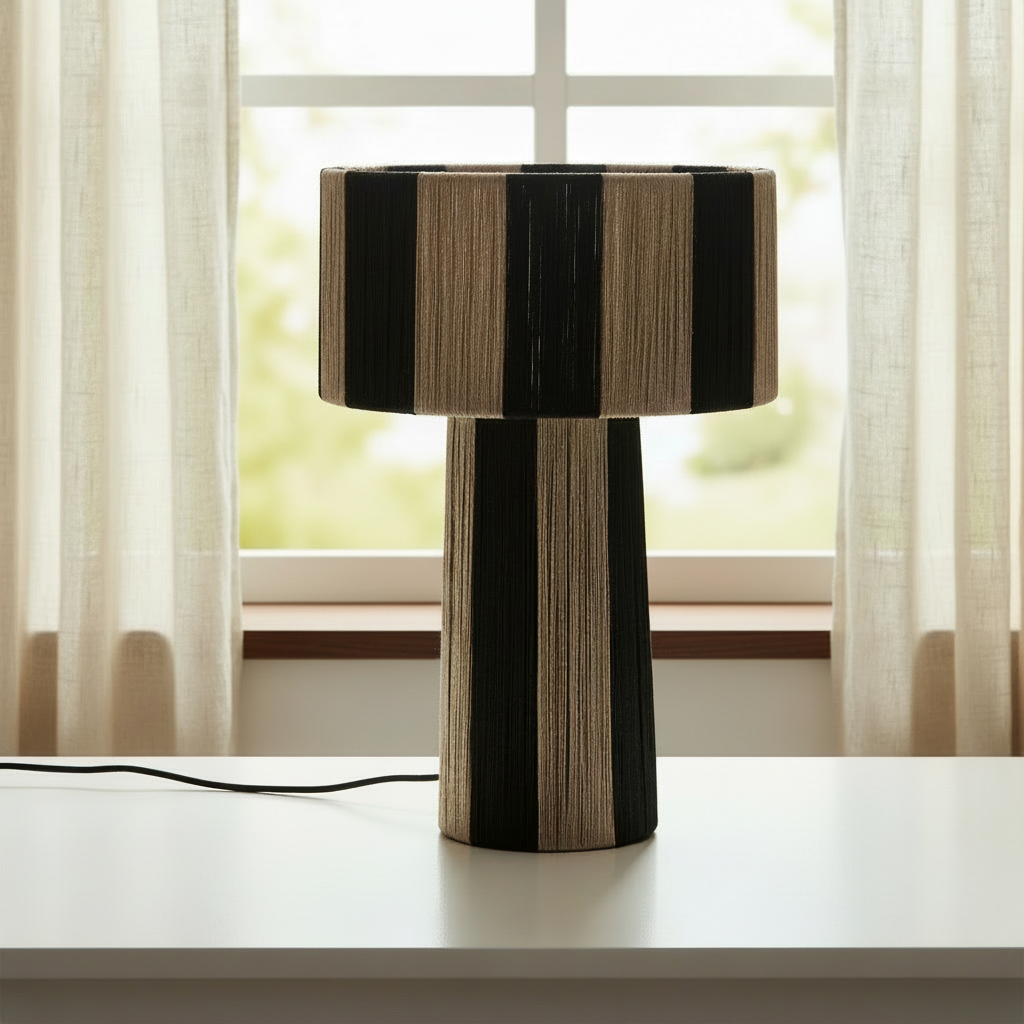 Bordslampa Jullan, Natur/svart