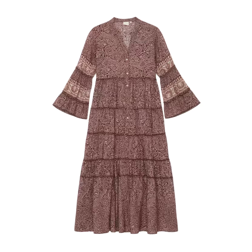 Dress Stella, Brown/Lilac