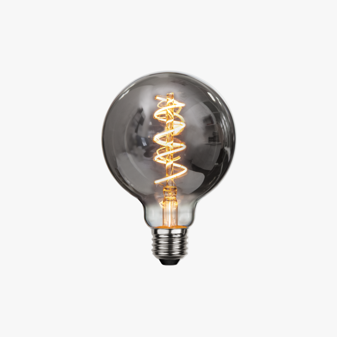 LED-lampa Decole spiral Smoke