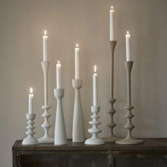 Ljusstake Malia, Vit matt