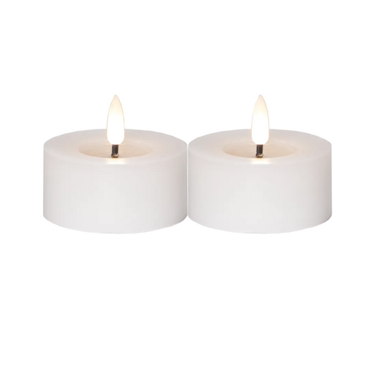 Värmeljus stora led Flamme 2-pack