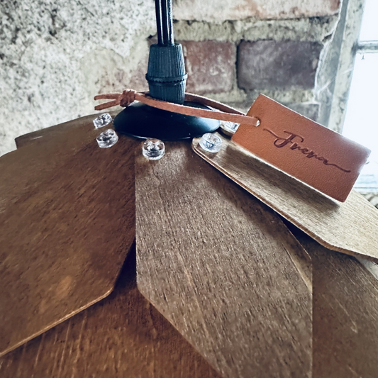 Fönster/Taklampa Skogsgläntan Valnöt 25cm