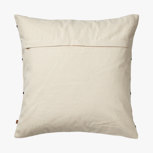 Cushion cover Peter, Black/ivory white