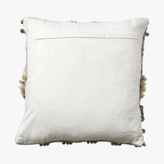 Cushion cover Peter, Black/ivory white