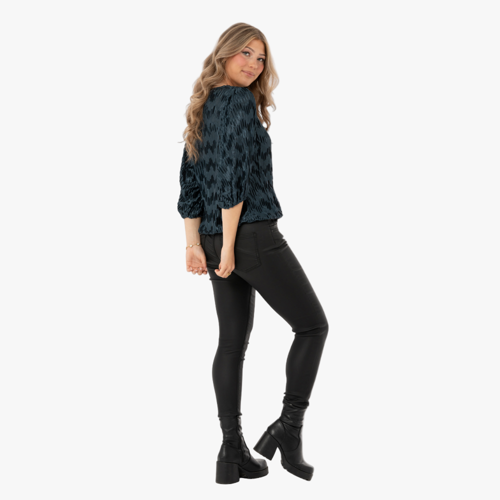 Blus Jewel, Velvet Blue