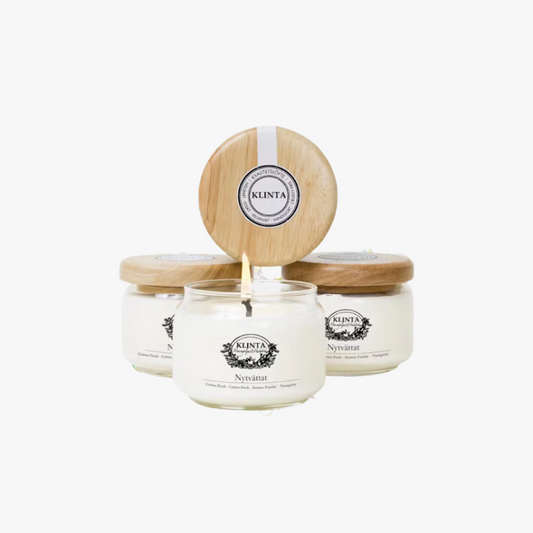 Stort doft/massageljus, Nytvättat