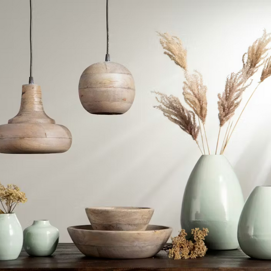 Skål låg, antik trä