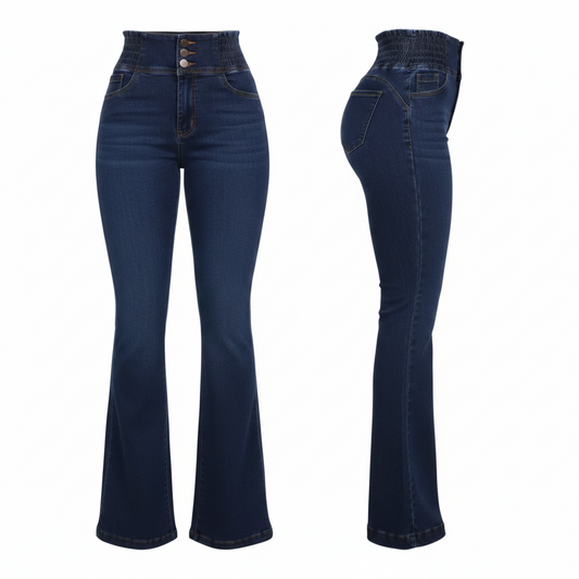 Stretchjeans Nova, Lyseblå denim