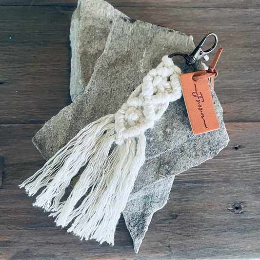 Nyckelring Makramé Bergsjö