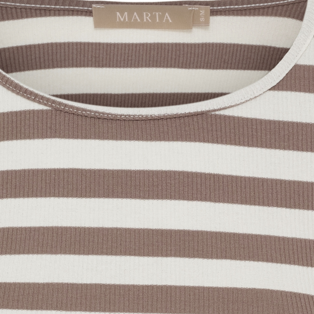 Tröja Begonia, Taupe Randig