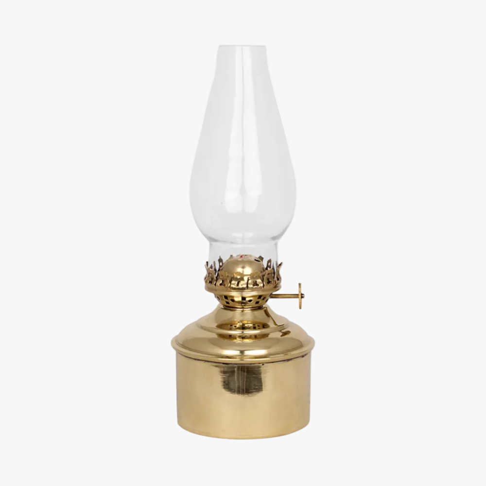 Fotogenlampa Haga, Mässing