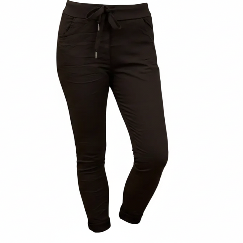 Stretchbyxa Signe, Brun