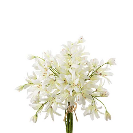 Dahlia bunch 28cm, cream/white