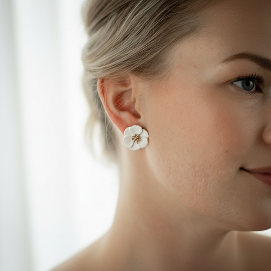 Earrings Delicate Dahlias
