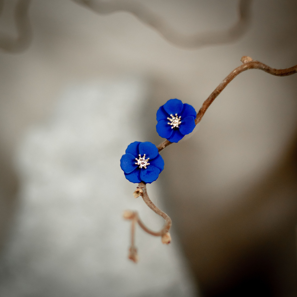 Earrings Delicate Dahlias