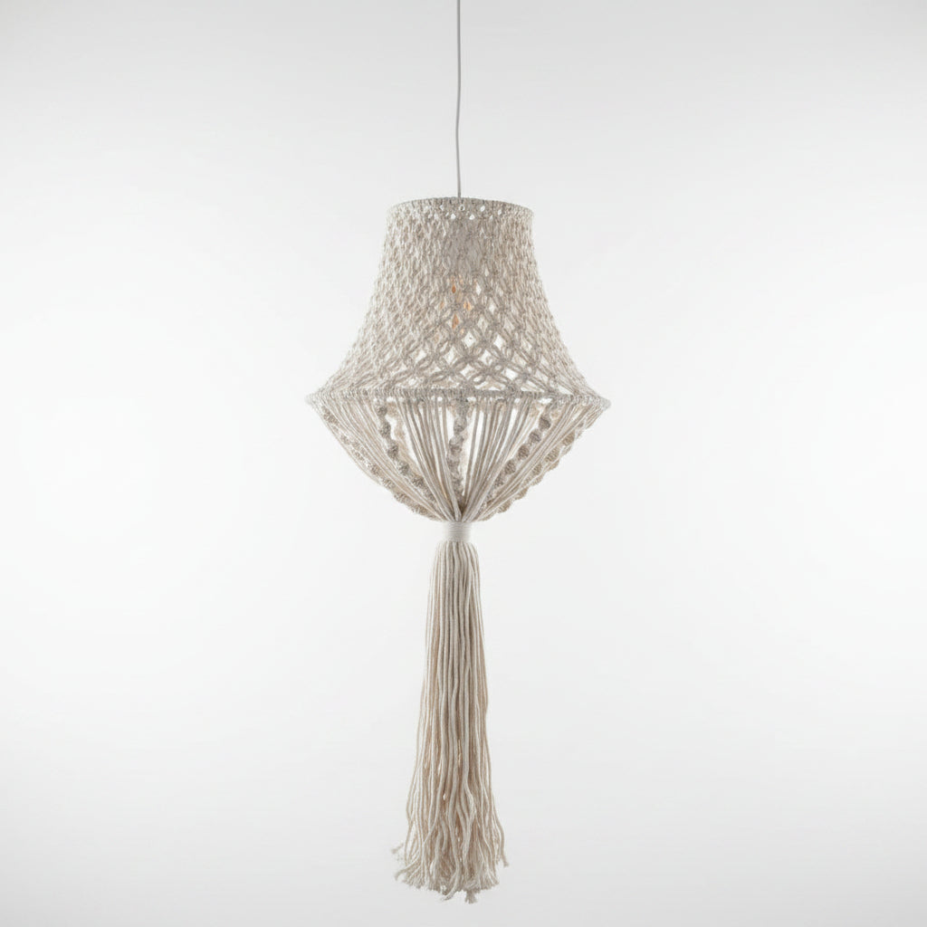 Loftlampe Makramé Tusindfryd