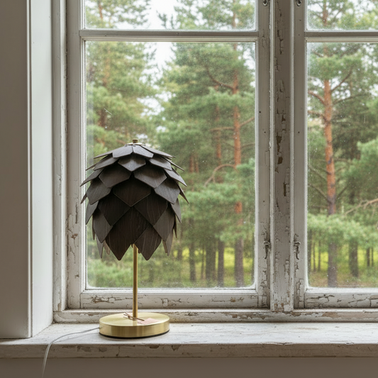 Bordslampa Skogsgläntan Låg, Old oak