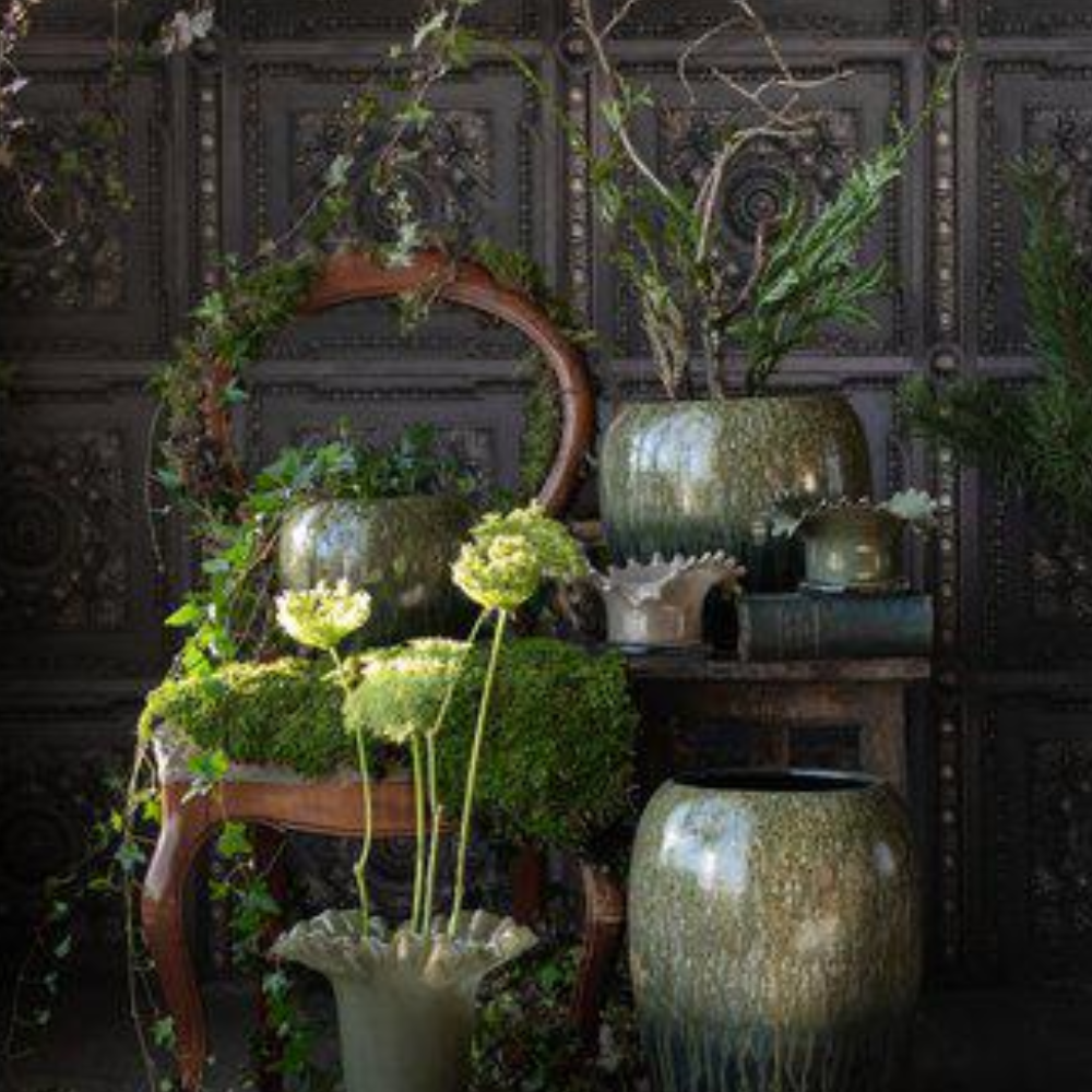 Ljuslykta Hattie, Beige