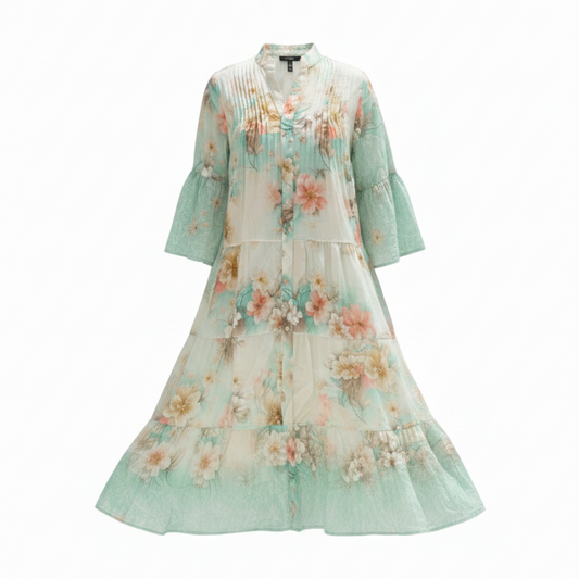 Kjole Ingrid Maxi, Rosa