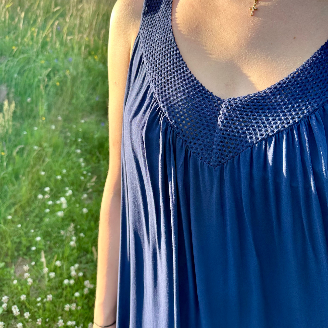 Maxiklänning Navy blue
