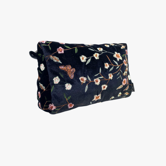 Necessär Garden velvet, Svart