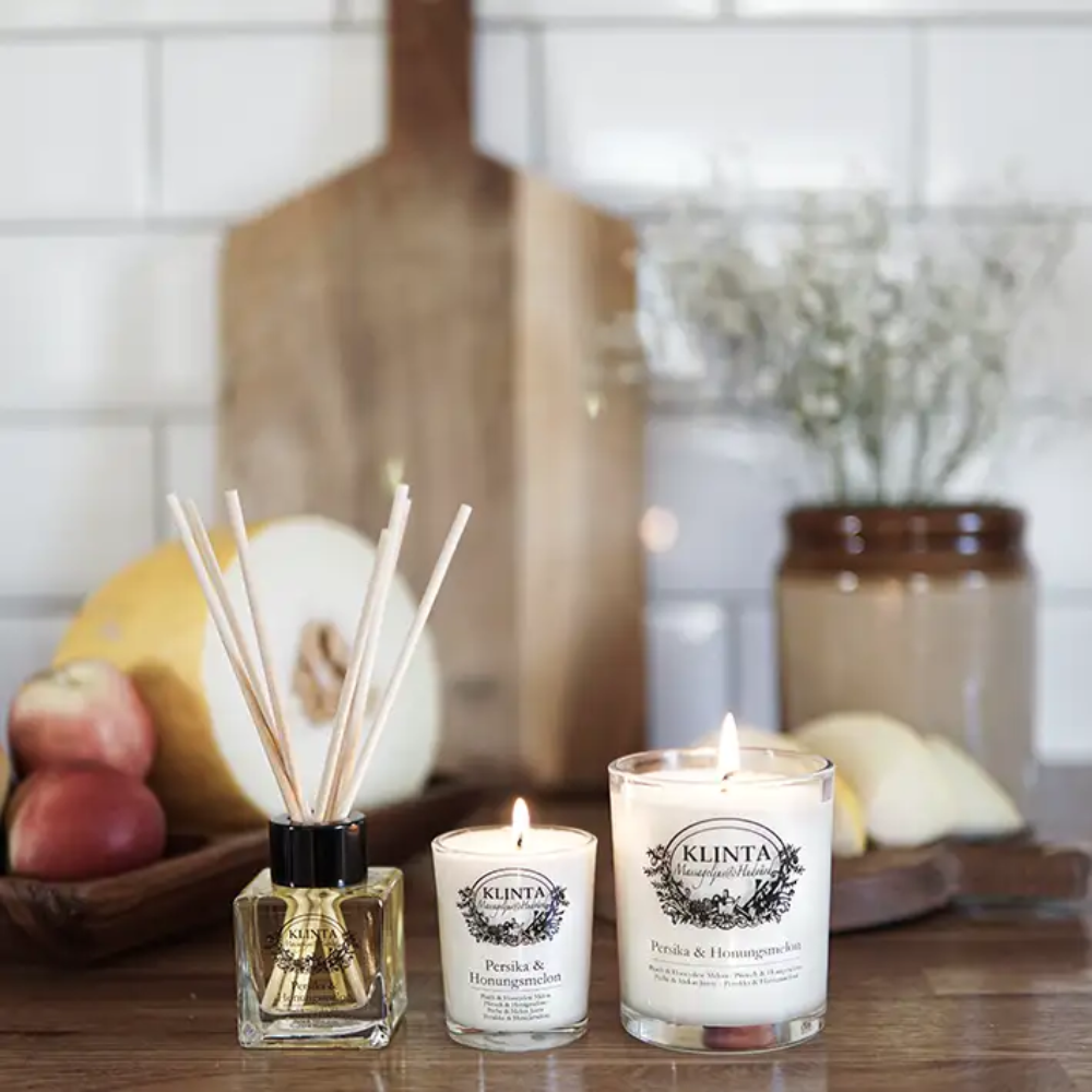 Doft/massageljus Persika & Honungsmelon