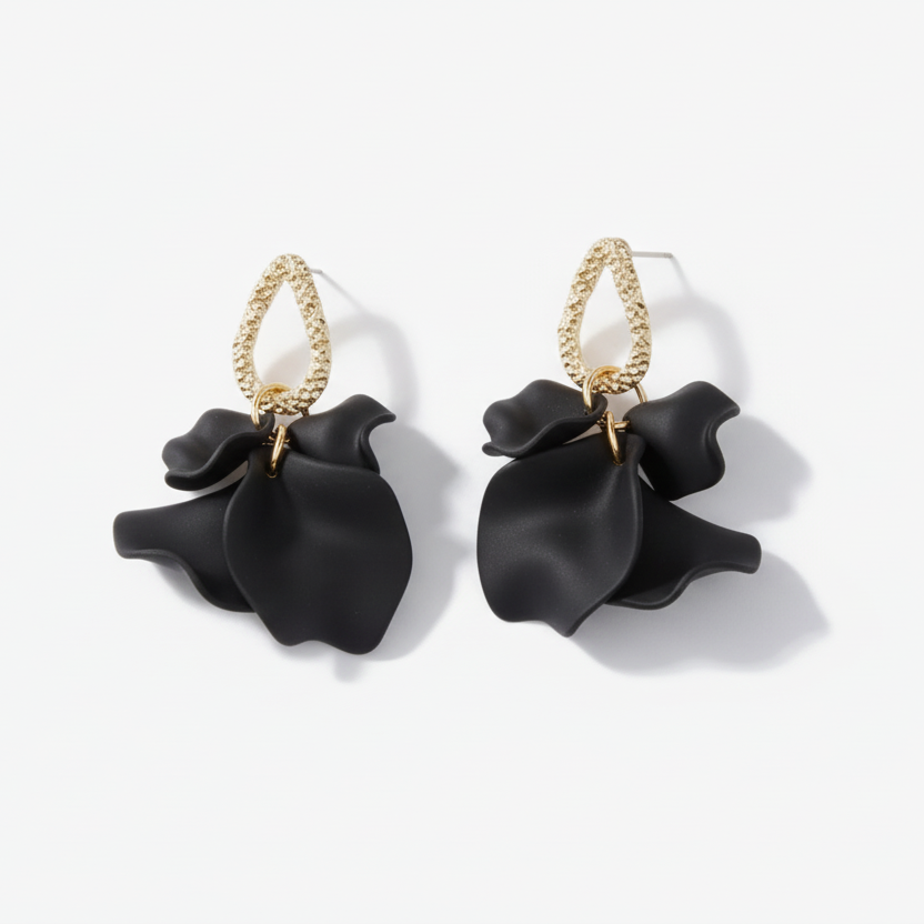 Earrings Midnight drops