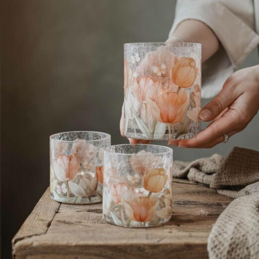 Candle lantern Flora