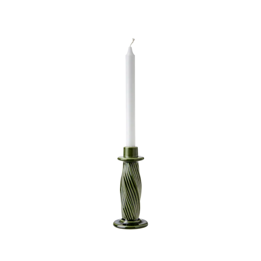 Ljusstake Twist, Grön