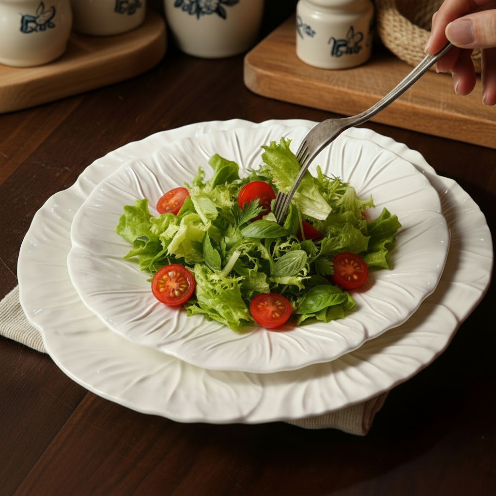 Uppläggningsfat Blad