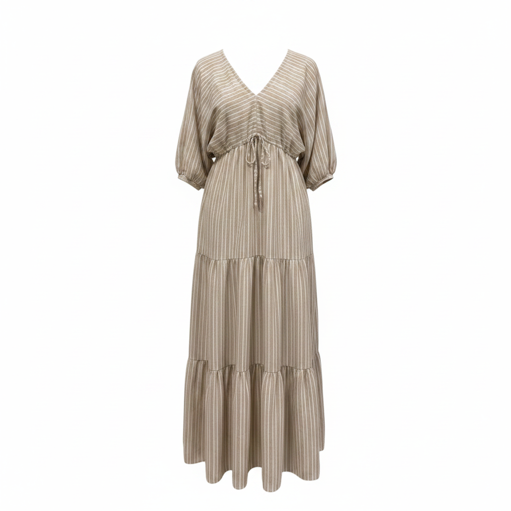 Kjole Wilda, Beige