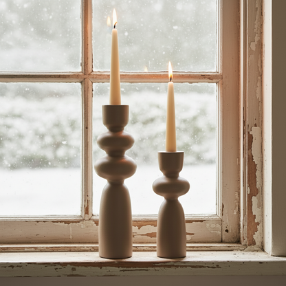 Ljusstake Sonia, Nougat Matt