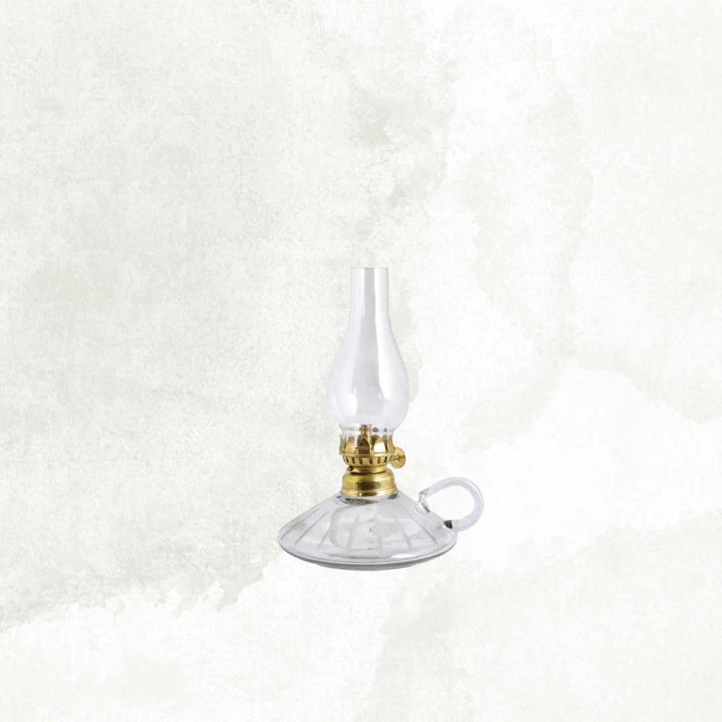 Fotogenlampa Etsad Rand med handtag
